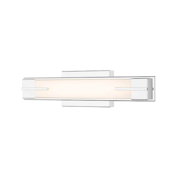 Z-Lite Chase 1 Light Vanity, 18in. W x 4.5in. H, Chrome 4100-18W-CH-LED - main